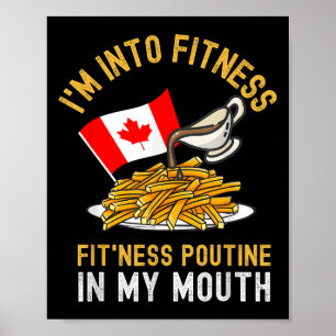 Poster Engraçado Poutine Routine Im Na Malhação Canadien