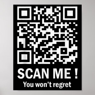 Poster Engraçado Qr Digitalize-me Presidente Trump 45_47 