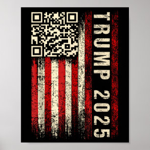 Poster Engraçado Qr Donald Trump Dancing Código 47_45 Víd