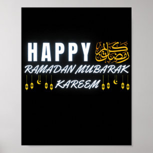 Poster Engraçado Ramadan Mubarak Kareem por muçulmanos is