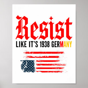 Poster Engraçado Resiste A Citação Como Sua Alemanha De 1