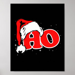 Poster Engraçado, Retrô, Ho, Natal, Papai Noel Onde Estão