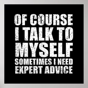 Poster Engraçado sarcástico cita sarcasmo humorístico