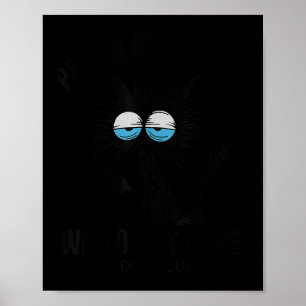 Poster Engraçado, Sarcástico, Memória de Gato Negro Não N