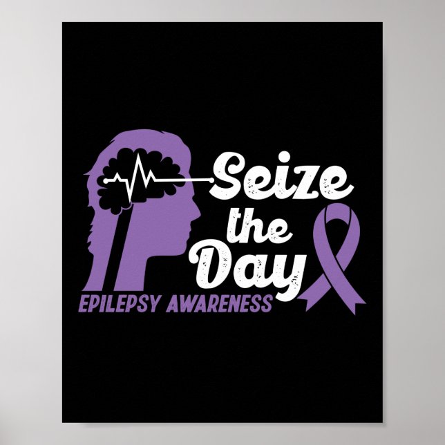 Poster Engraçado Sensibilização Para A Epilepsia Aproveit (Frente)