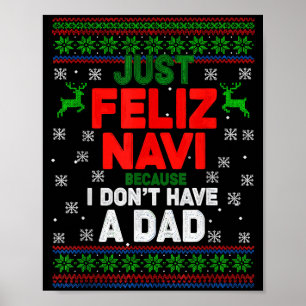 Poster Engraçado Só Feliz Navi Porque Não Tenho Um Pai C