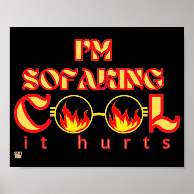 poster engraçado "SOFAKING LEGAL" (Frente)