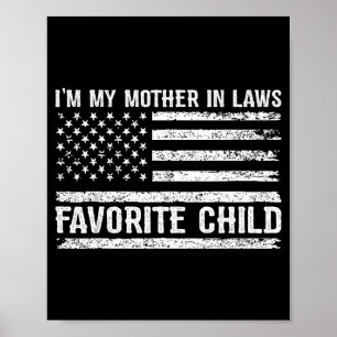Poster Engraçado sou o filho favorito da minha sogra