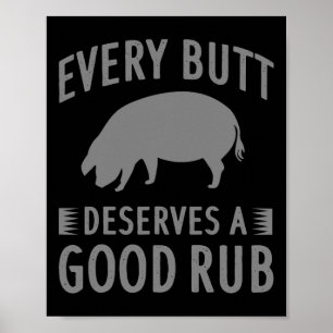 Poster Engraçado Todo Bumbum Merece Uma Boa Mãe De Presen