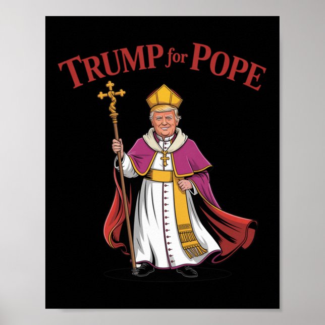 Poster Engraçado Tremor De Papado Vaticano Católico (Frente)