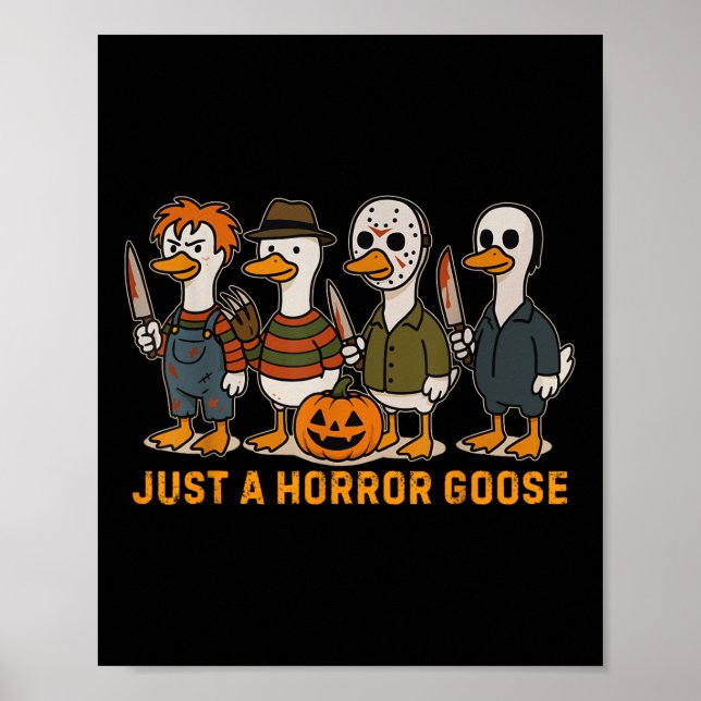 Poster Engraçado... Um Bobo de Halloween de Halloween... (Frente)