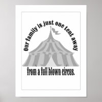 Engraçado Uma tenda fora do Circus