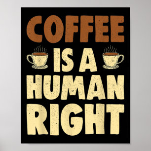 Poster Engraçado Vintage Coffee Coffee Cotes É Um Hum