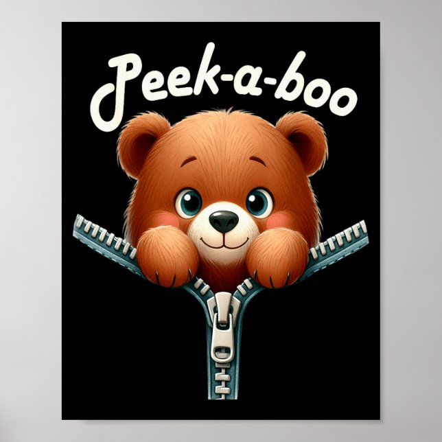 Poster Engraçado - Vislumbre - Urso  (Frente)