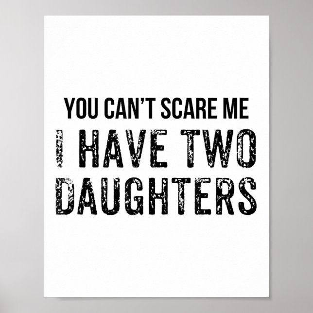 Poster Engraçado você não poder me matar Eu tenho duas fi (Frente)
