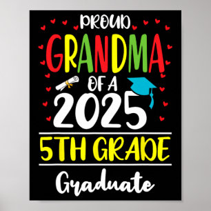 Poster Engraçado Vovó Orgulhosa De Um Cl De Formando De 2
