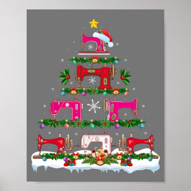 Poster Engraçado Xmas Lighting Machine Árvore de Natal (Frente)