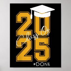 Poster Engraçou-Lhe A Sua Cl Vintage De 2025 Graduação Fe