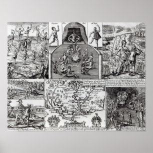 Póster Engraved by Robert Vaughan