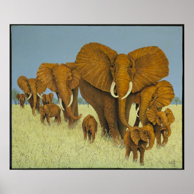 Póster Enorme, mas cuidando (Frente)