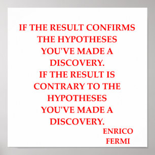 Poster enrico Fermi