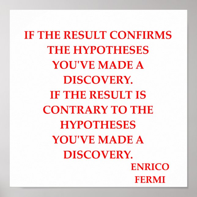 Poster enrico fermi (Frente)