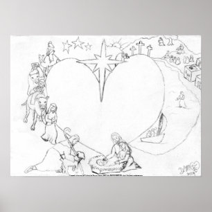 Poster Enrolado nos braços de Seu Amor