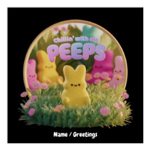 Enrolando Com Meu Tema De Páscoa Bonita De Peeps E