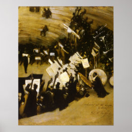 Poster Ensaio da Orquestra Pasdeloup por JS Sargent