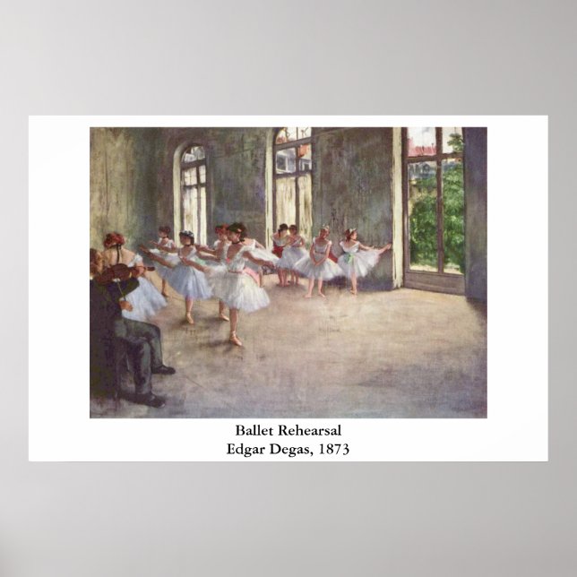 Póster Ensaio de Balé de Degas (Frente)