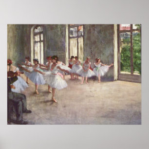 Póster Ensaio de Balé de Degas