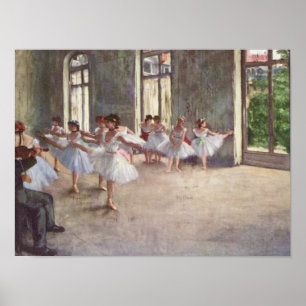 Póster Ensaio de Balé de Degas