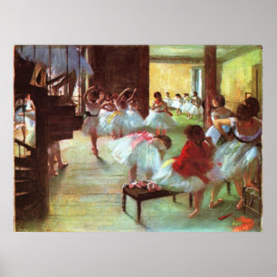 Poster Ensaio de balés - Edgar Degas - 1880