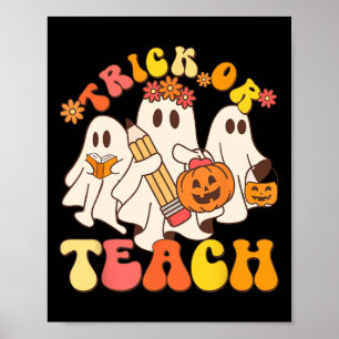 Poster Ensinar Estética De Professores De Halloween De Fa