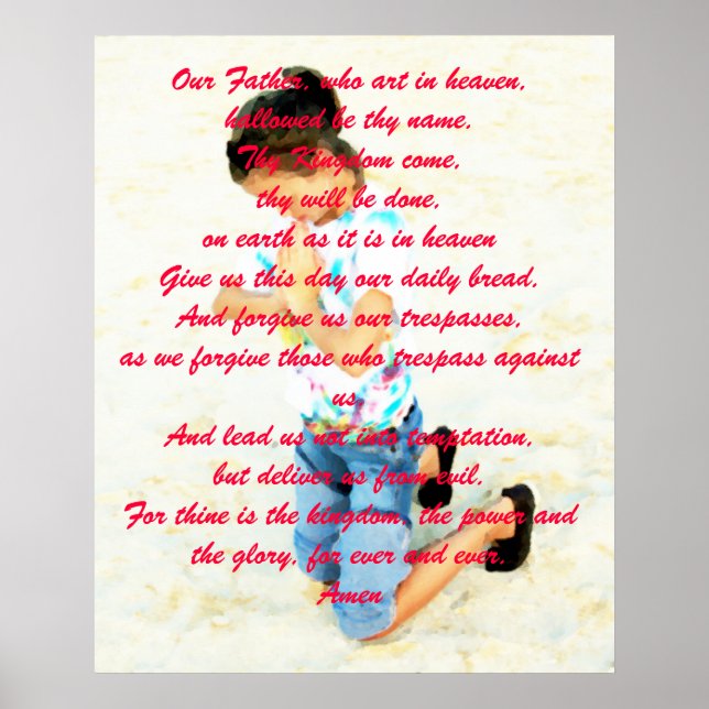 Poster Ensine-nos a rezar...... (Frente)