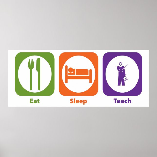 Póster Ensine o sono (Frente)