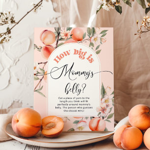 Poster Ensine o tamanho do jogo de barriga de mamãe