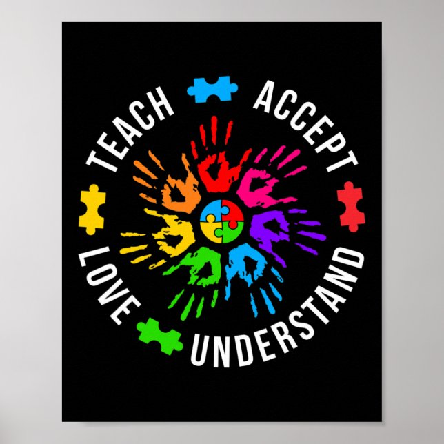 Poster Ensino Aceitar Amor Compreender Mulheres Professor (Frente)