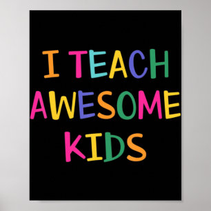 Poster Ensino Crianças Incríveis Professores De Autismo