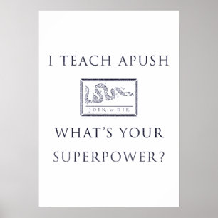 Póster Ensino História de AP (APUSH)
