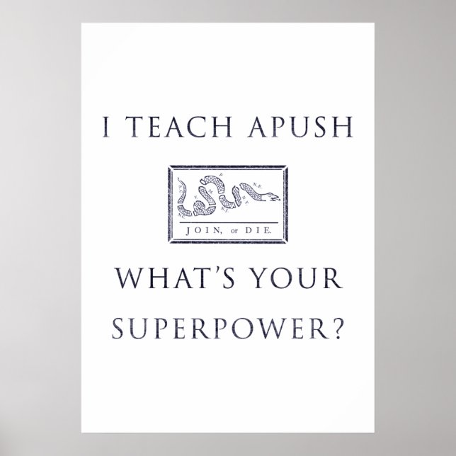 Póster Ensino História de AP (APUSH) (Frente)