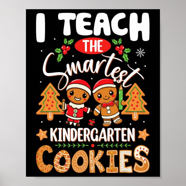 Poster Ensino Os Mais Inteligentes Cookies De Professores (Frente)