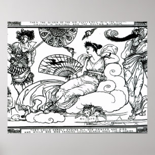 Póster 'Então a rainha do ar vibrou na sala