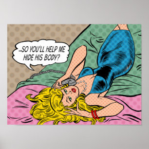 Poster "Então, Ajudas-Me A Esconder O Corpo Dele?" Pôst