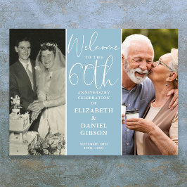 Poster Então e agora 2 Foto 60º Aniversário Sinal de Boas