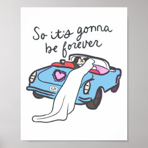 Poster Então será para sempre noiva e noivo