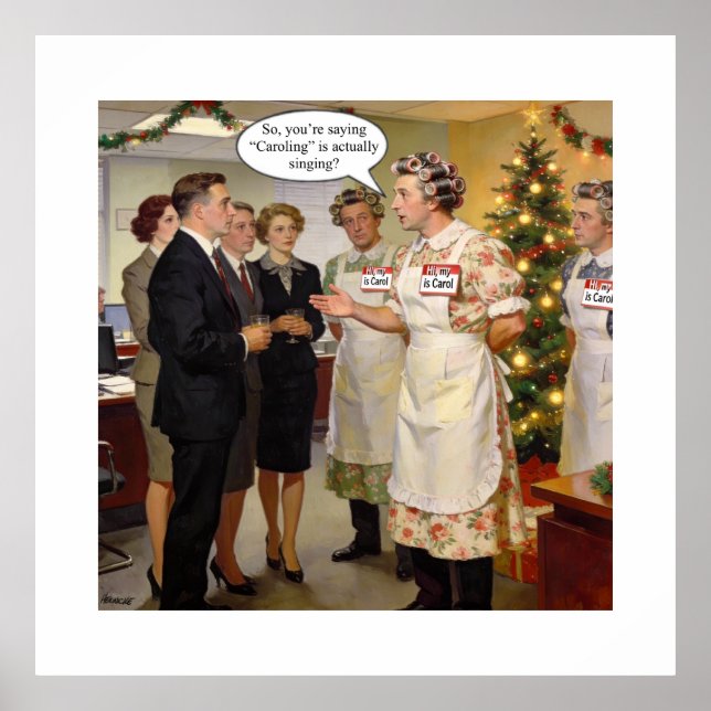 Poster Então, você está dizendo que “Cantoria de Natal” é (Frente)