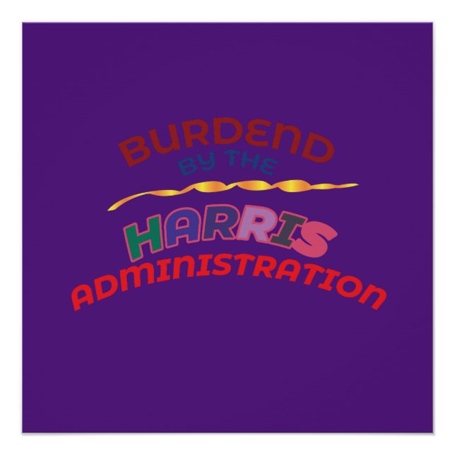 PÓSTER ENTERRADO PELA ADMINISTRAÇÃO HARRIS. (Frente)