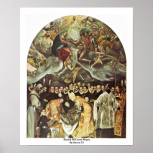 Poster Enterro da contagem Orgaz pelo EL de Greco