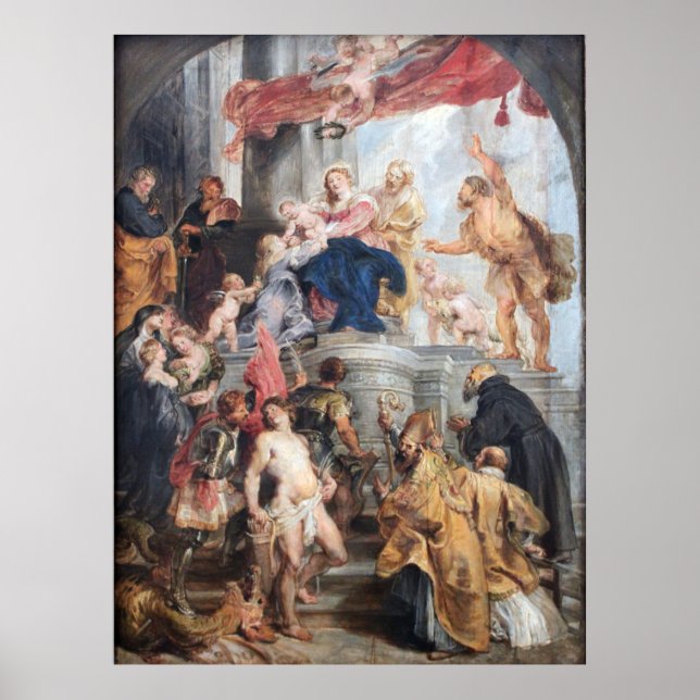 Poster Enthroned Madonna (Frente)